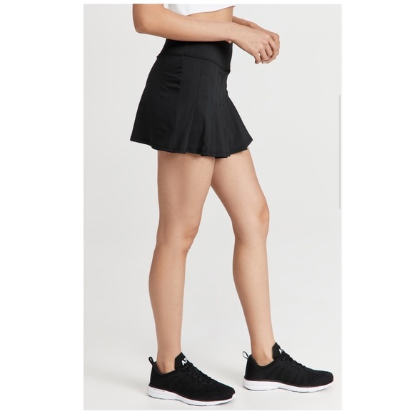 EleVen By Venus Williams | Pleated Preppy Tennis Flutter Skirt Black | S - Picture 2 of 12